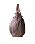 LUX Metal Shopping Tote, side view